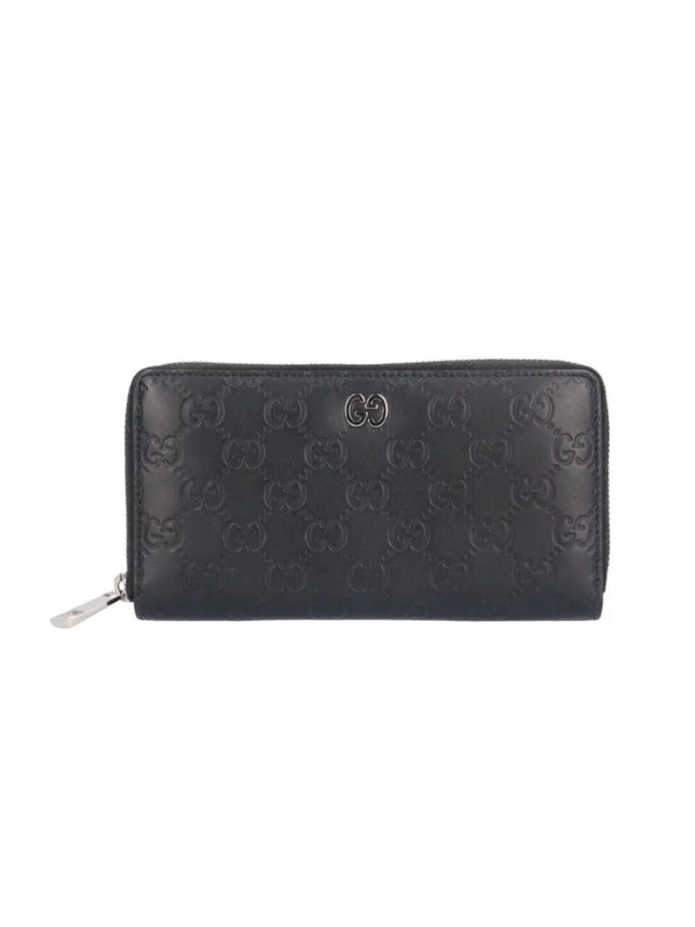 ★SOLD★ Guccissima Wallet Leather Wallets Black - Picture 1 of 10